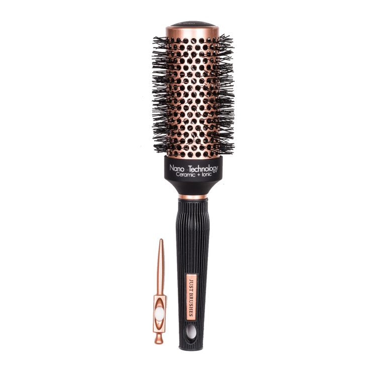 Just Brushes Rosegold Ceramic Nano Round – Size 45