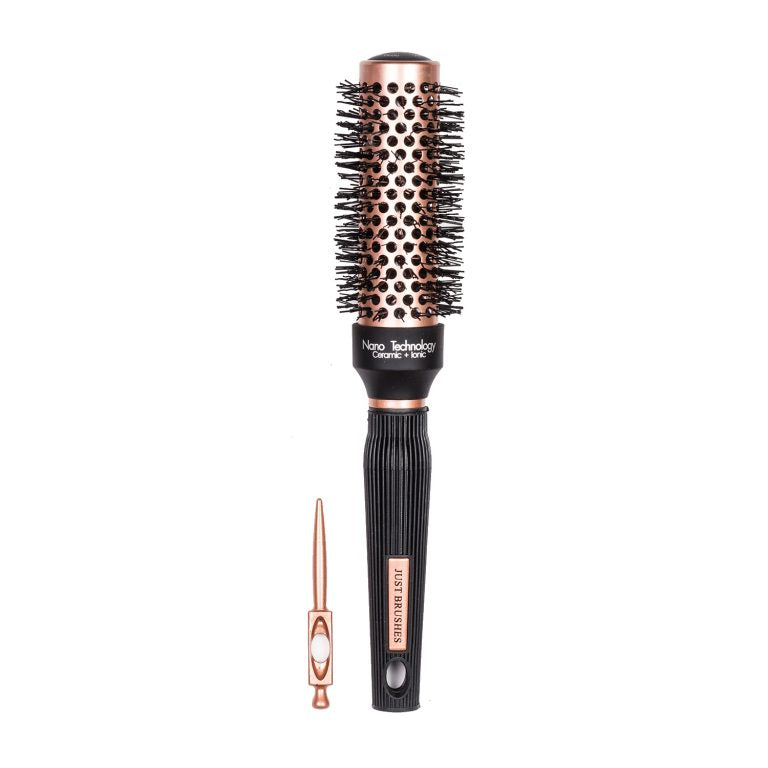 Just Brushes Rosegold Ceramic Nano Round – Size 32