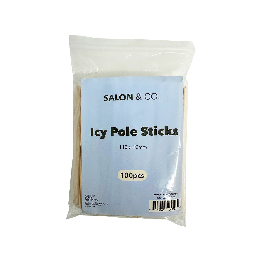 SALON & CO Paddle Pop Sticks 100pcs