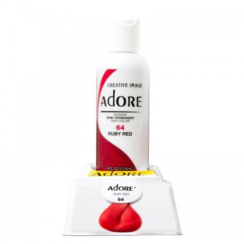 Adore Semi Permanent Hair Colour #64 Ruby Red 118ml