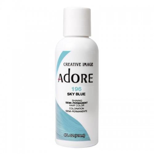 Adore Semi Permanent Hair Colour #196 Sky Blue 118ml