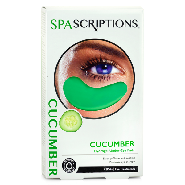 SpaScriptions Hydrogel Under Eye Mask -Cucumber 4pc