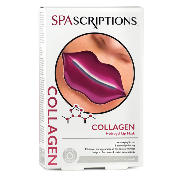 SpaScriptions Hydrogel Lip Mask – Collagen 4pc