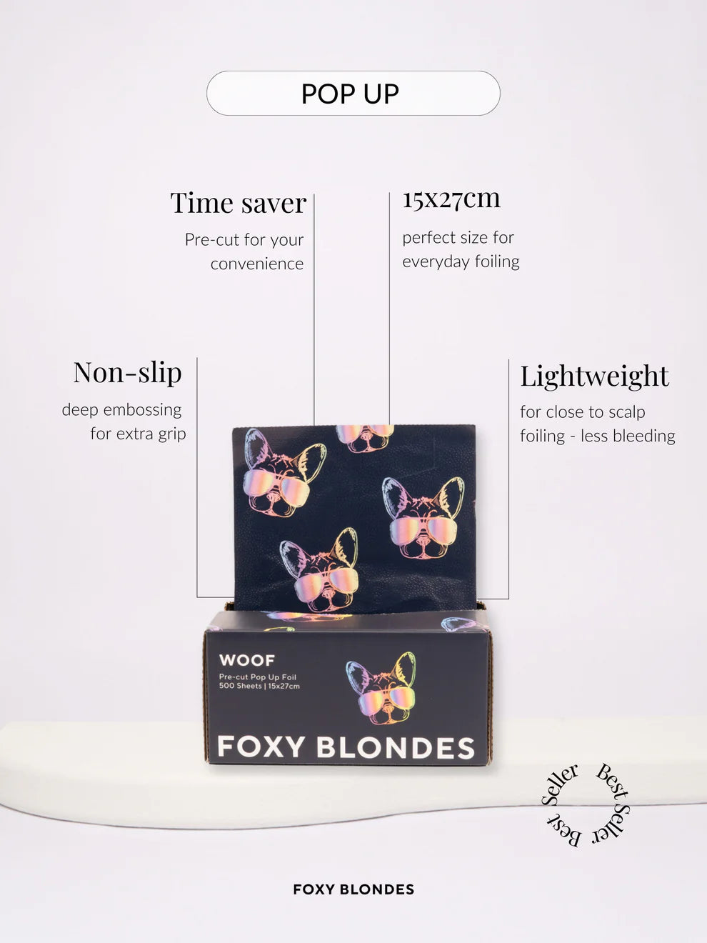 Foxy Blondes Woof - Pop Up
