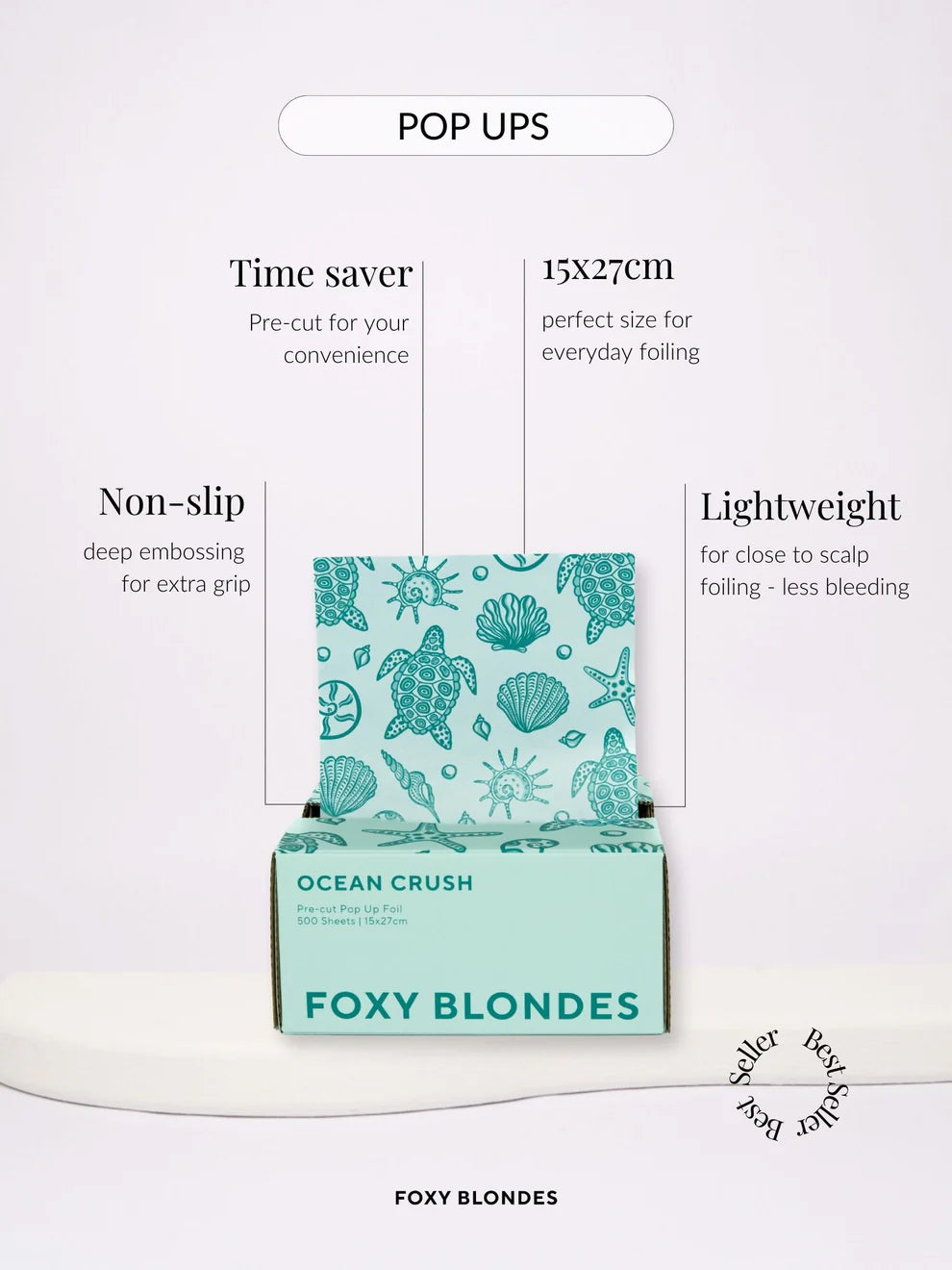 Foxey Blondes Ocean Crush - Pop up