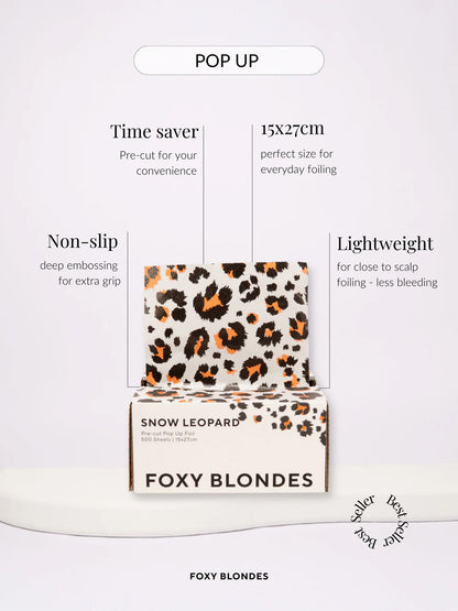 Foxy Blonde Snow Leopard - Pop Up