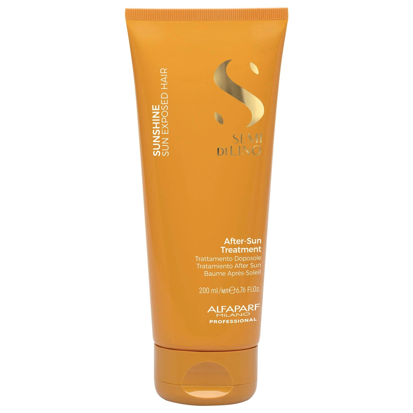 Alfaparf Milano Semi di Lino Sunshine After-Sun Hair Treatment Restorative Treatment for Hair Stressed by Sun Chlorine and Salt