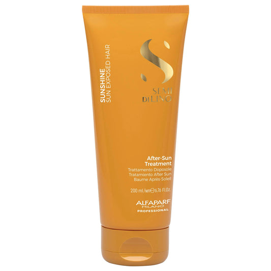 Alfaparf Milano Semi di Lino Sunshine After-Sun Hair Treatment Restorative Treatment for Hair Stressed by Sun Chlorine and Salt