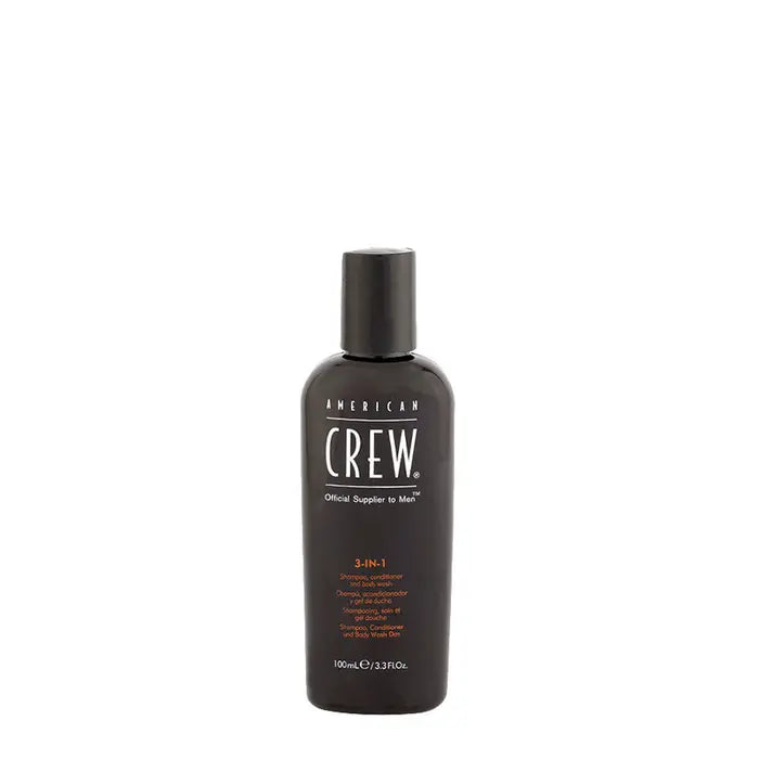 American Crew 3-in-1 Shampoo, Conditioner, and Body Wash 100ml