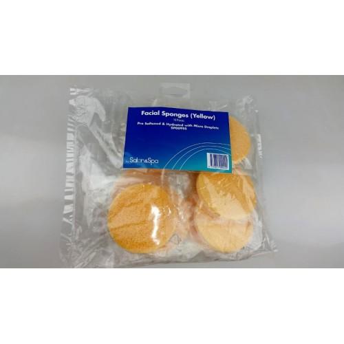 
	Salon & Spa Facial Sponges (Yellow) 10 Pieces