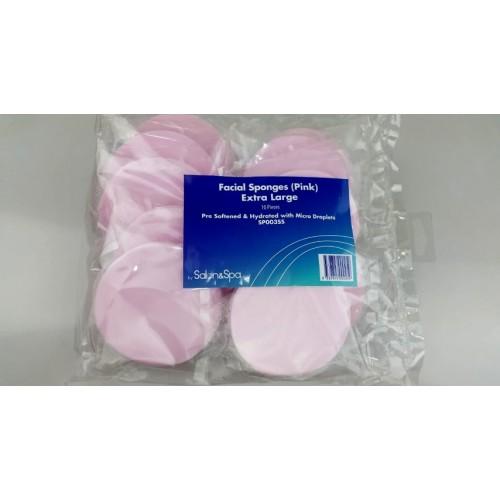 
	Salon & Spa Facial Sponges (Pink) Extra Large 10 Pieces