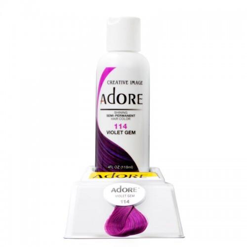 
	Adore Semi Permanent Hair Colour #114 Violet Gem 118ml