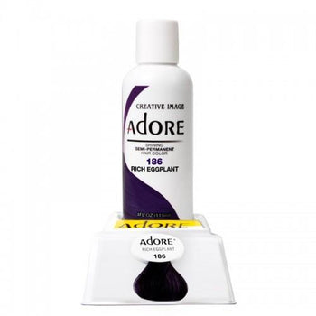 
	Adore Semi Permanent Hair Colour #186 Rich Eggplant 118ml