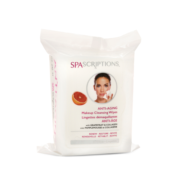 
	SpaScriptions Anti-ageing Makeup Cleansing Wipes – 30 wipes