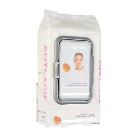 
	SpaScriptions Anti-ageing Makeup Cleansing Wipes – 60 wipes