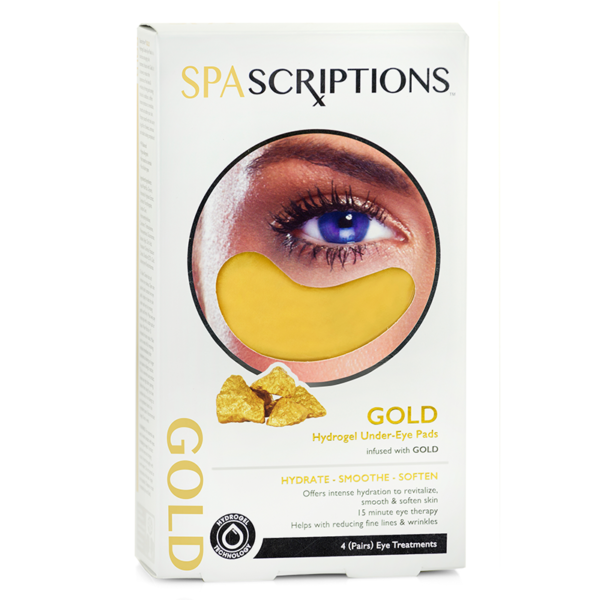 
	SpaScriptions Hydrogel Under Eye Mask – Gold 4pc