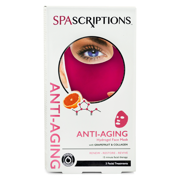 
	SpaScriptions Hydrogel Face Mask – Anti Ageing 3pc